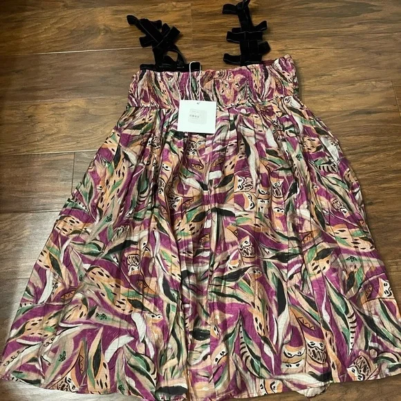 NWT Meet Me in Santorini Autumn Leaves Dress Size S - Picture 5 of 5